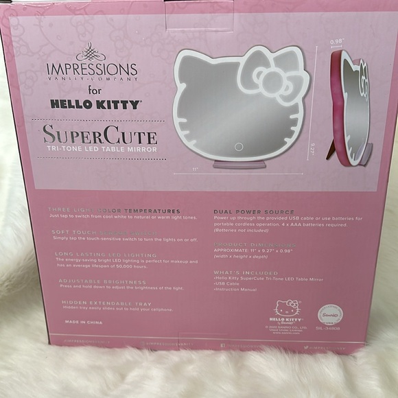 Hello kitty table mirror “ I accept bundled offers” - Picture 2 of 5